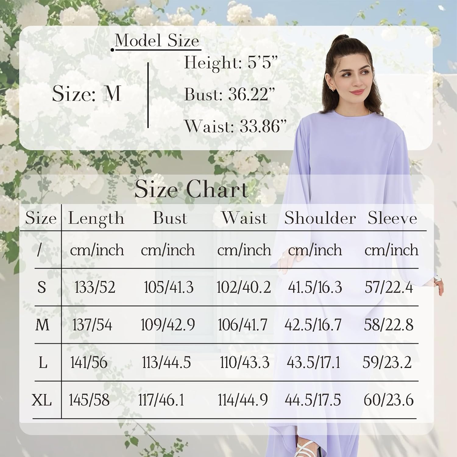 Solid Color Abaya Dress for Women Pocketed Muslim Dresses for Women Arabic Dress Eid Prayer Abaya Dresses - Image 6