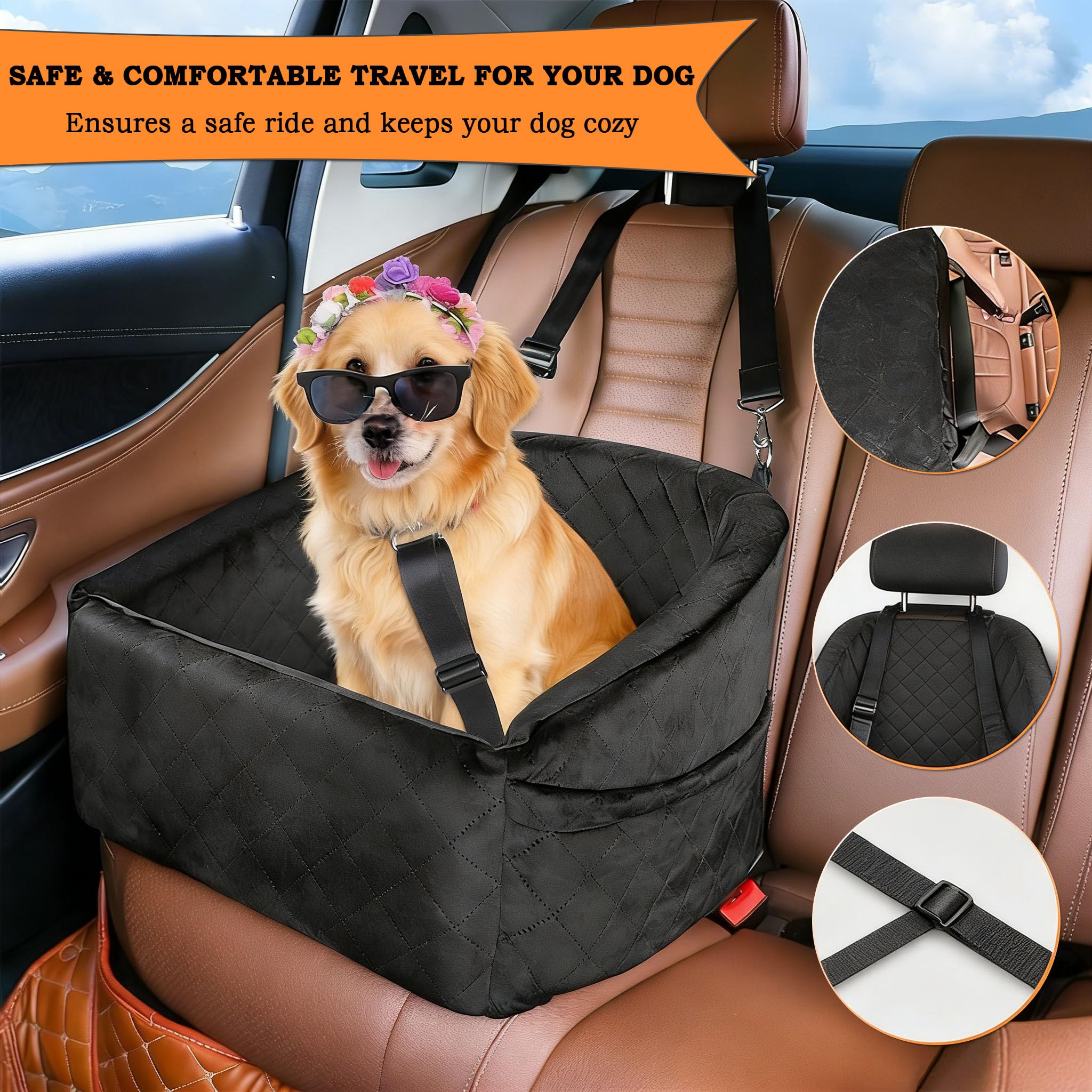 Amazon.com : Dog Car Seat Bed for Mercedes Benz GLE 450 500 580