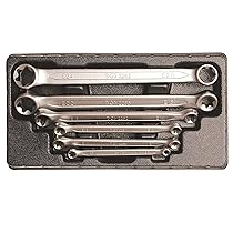 BGS 2268 | Set di chiavi a doppio anello con teste ad anello e profilo E | E6 x E8 – E20 x E24 | 6 pz.