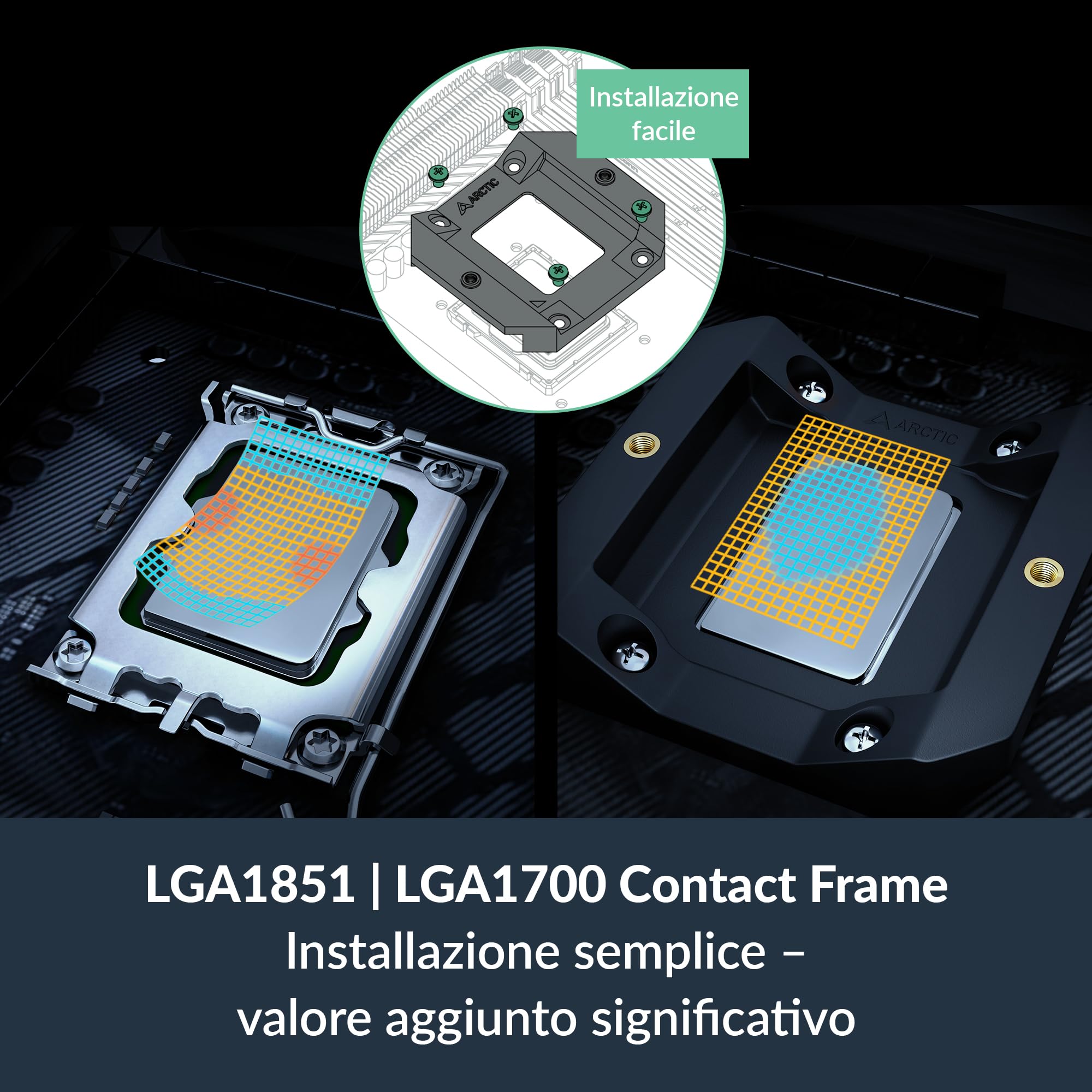 ARCTIC Freezer 36-S - Dissipatore per CPU per Intel e AMD, a torre singola, ventola P12 Pro da 120 mm ottimizzata per la pressione, 600-3000 rpm, cuscinetto fluidodinamico, incluso. MX-7