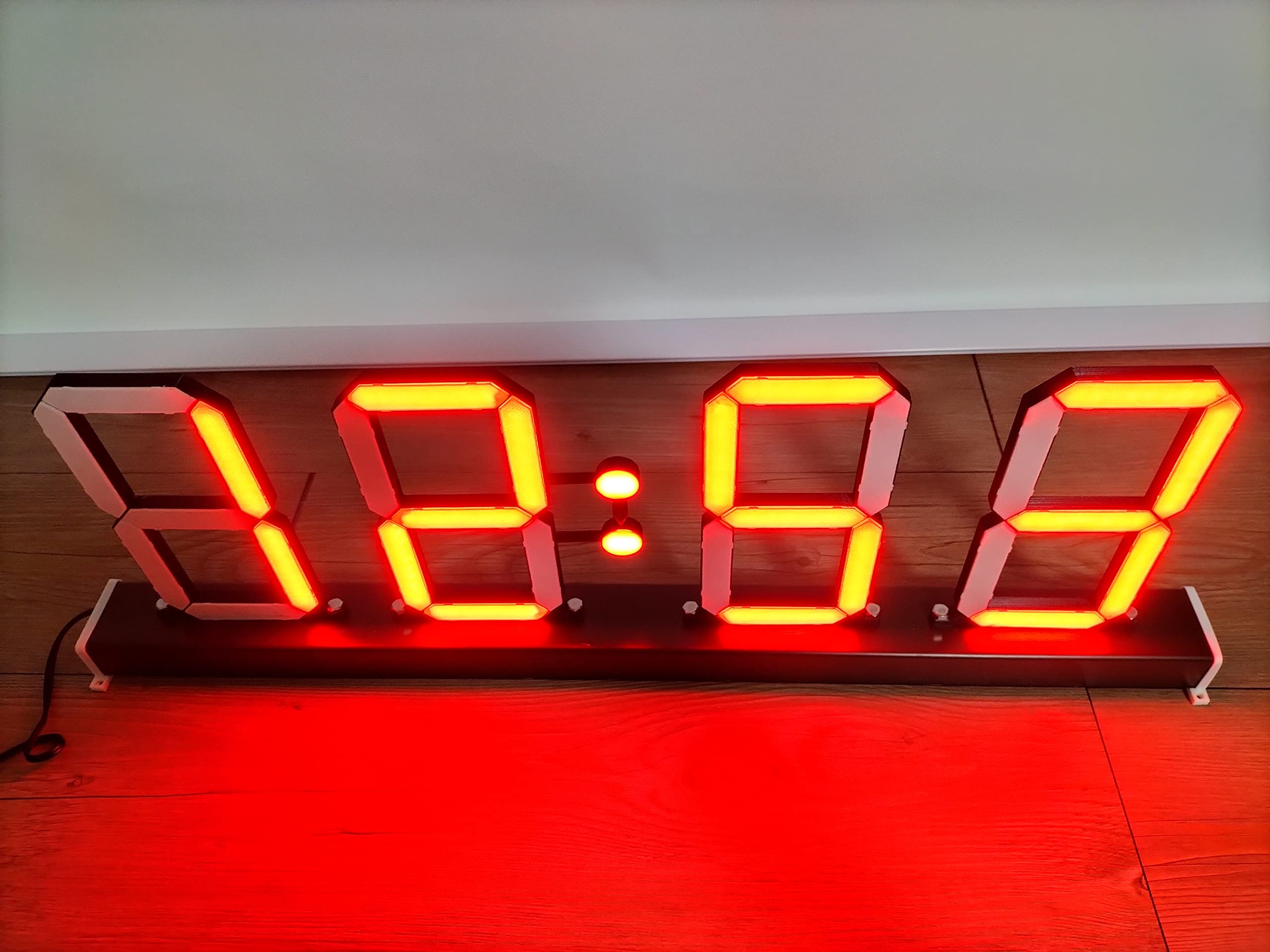 デジタル時計 大きい携帯電話自動BluetoothアプリWIFI 日本製