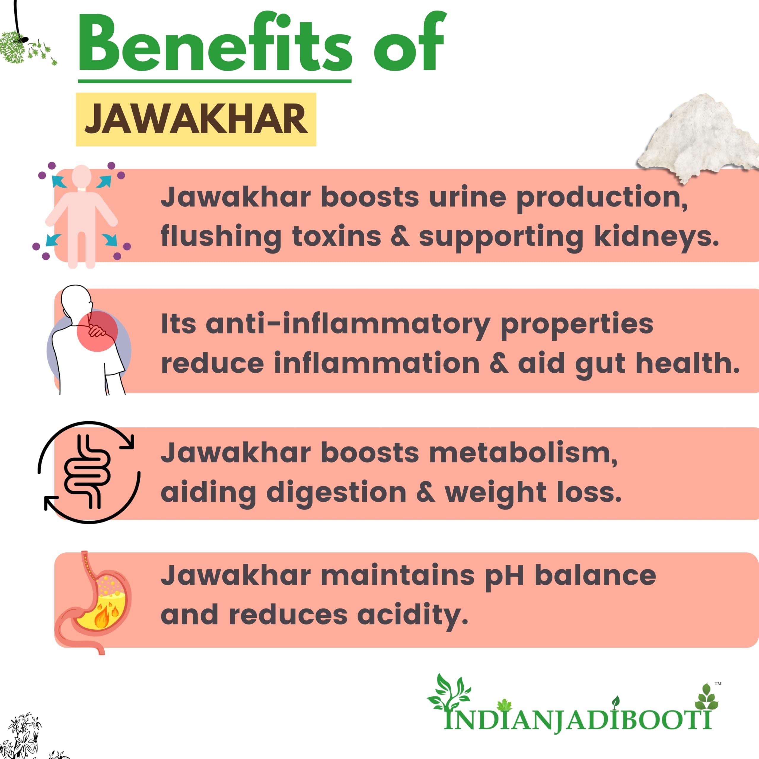 IndianJadiBooti Jawakhar Powder (Yavakshar) | 2 Pack of 100g (Total=200g) | Food Grade Pearl Ash (Potash) | Pure Potassium Carbonate | Traditional Alkaline Agent for Culinary & Ayurvedic Wellness 1