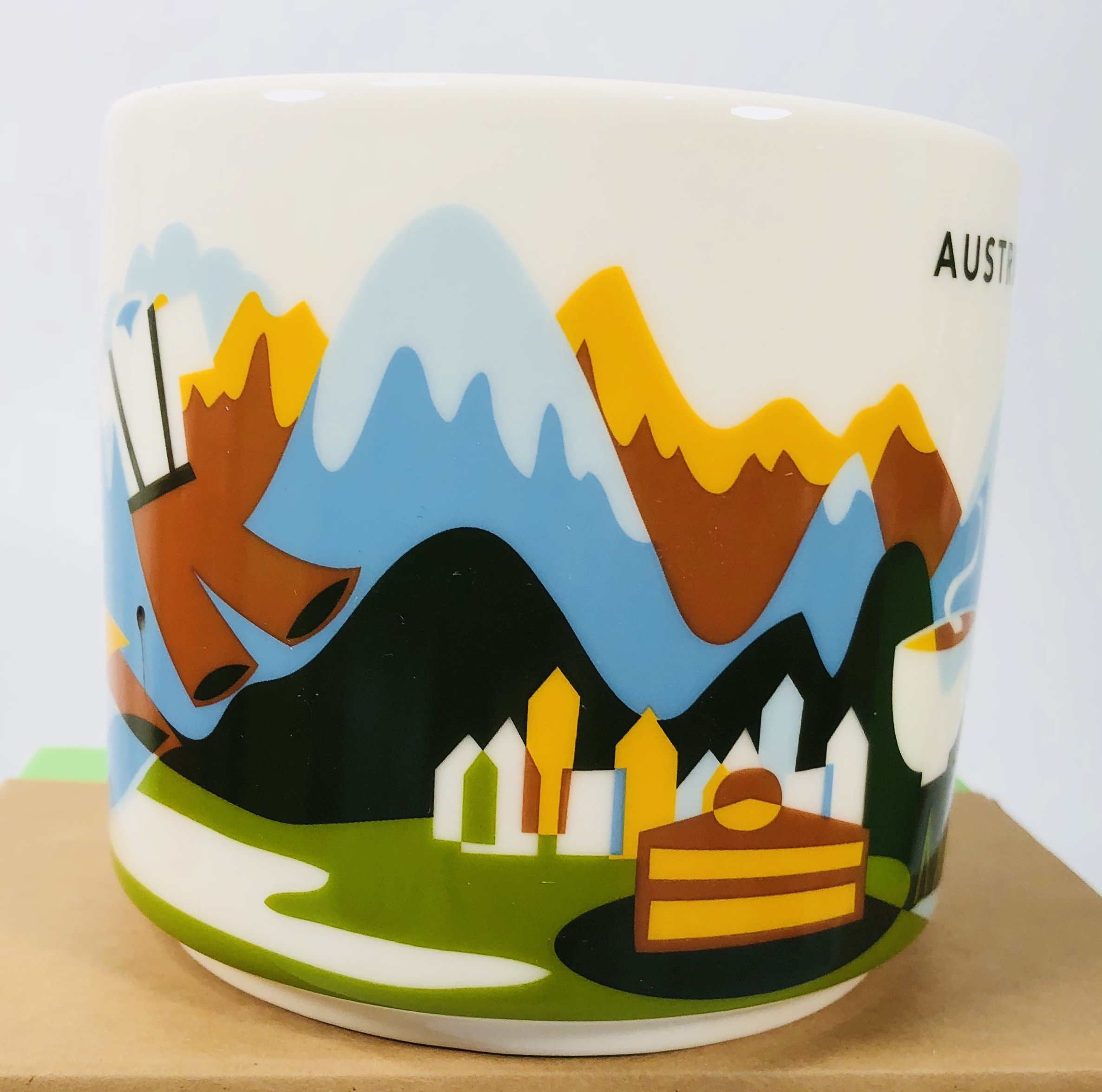 STARBUCKS City Mug You Are Here Collection Austria Porcelain Coffee Mug :  Amazon.com.be: Home & Kitchen