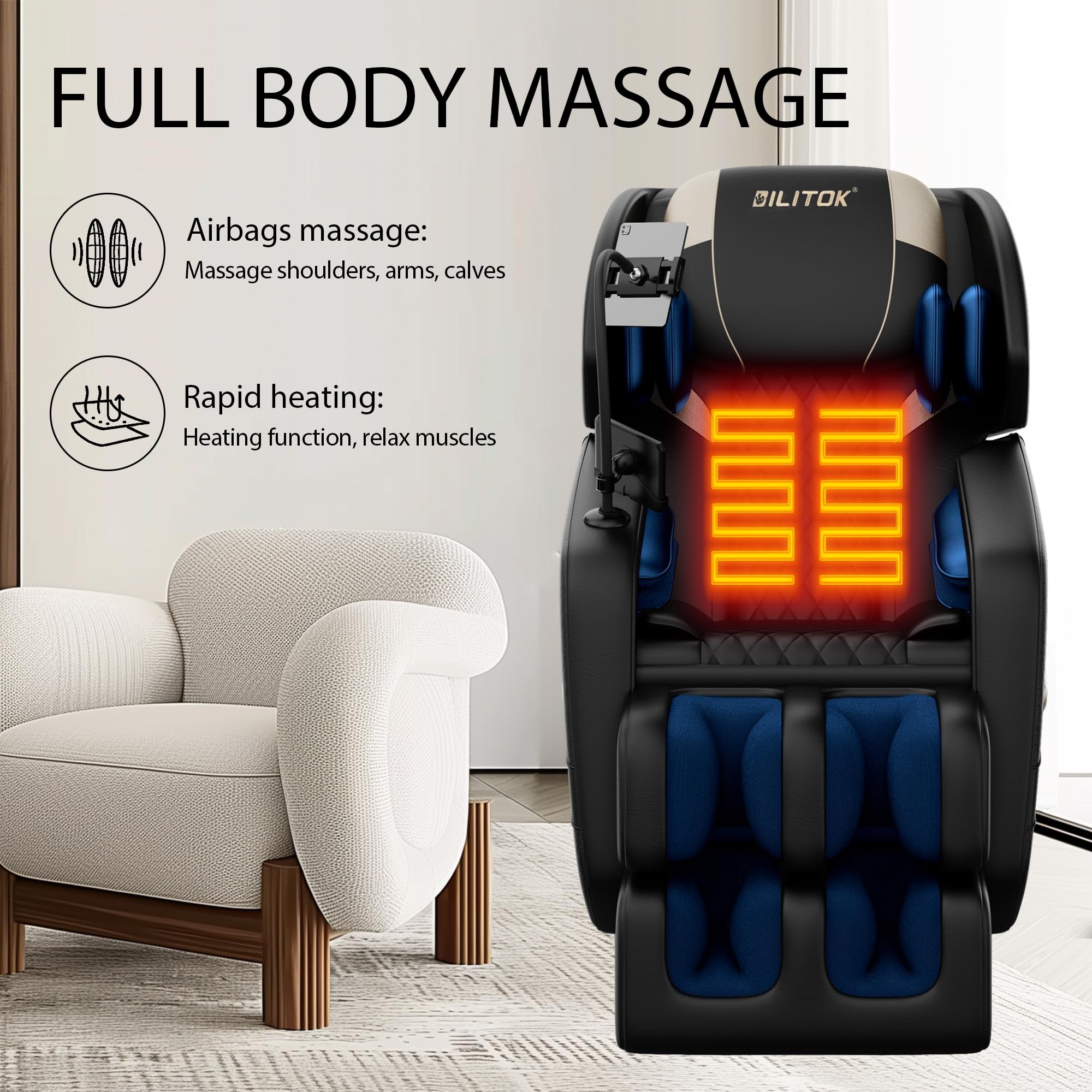 Amazon.com: AYJOIR 2025 Massage Chair Full Body Massage