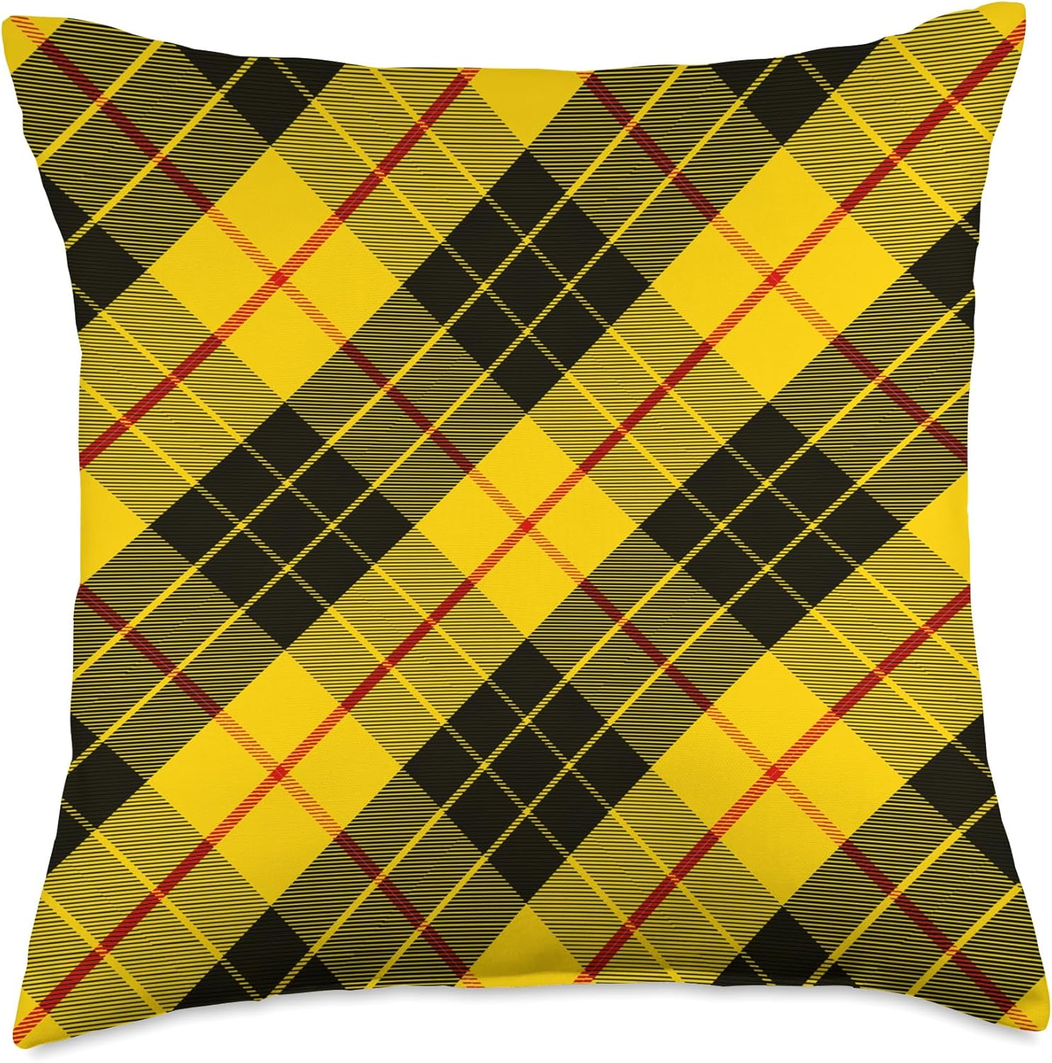 Scottish Clan MacLeod Tartan Plaid Throw Pillow