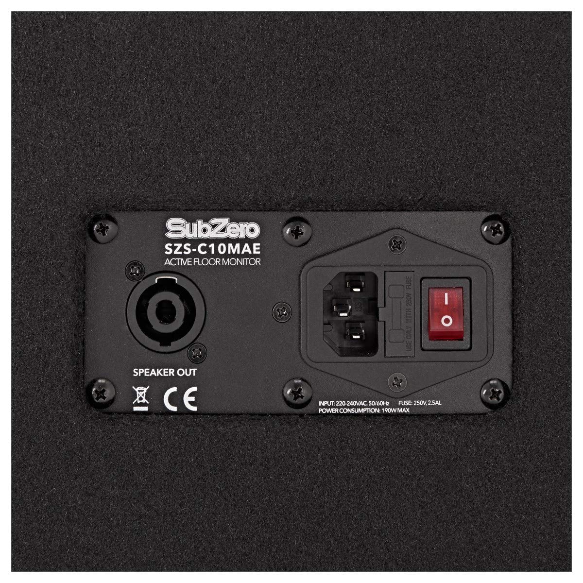 SUBZERO Retour de Scène Actif 10" 200 W | Connectez micro, instrument ou ligne avec EQ 3 bandes, moniteur de pratique idéal pour groupes, sorties XLR et enceinte