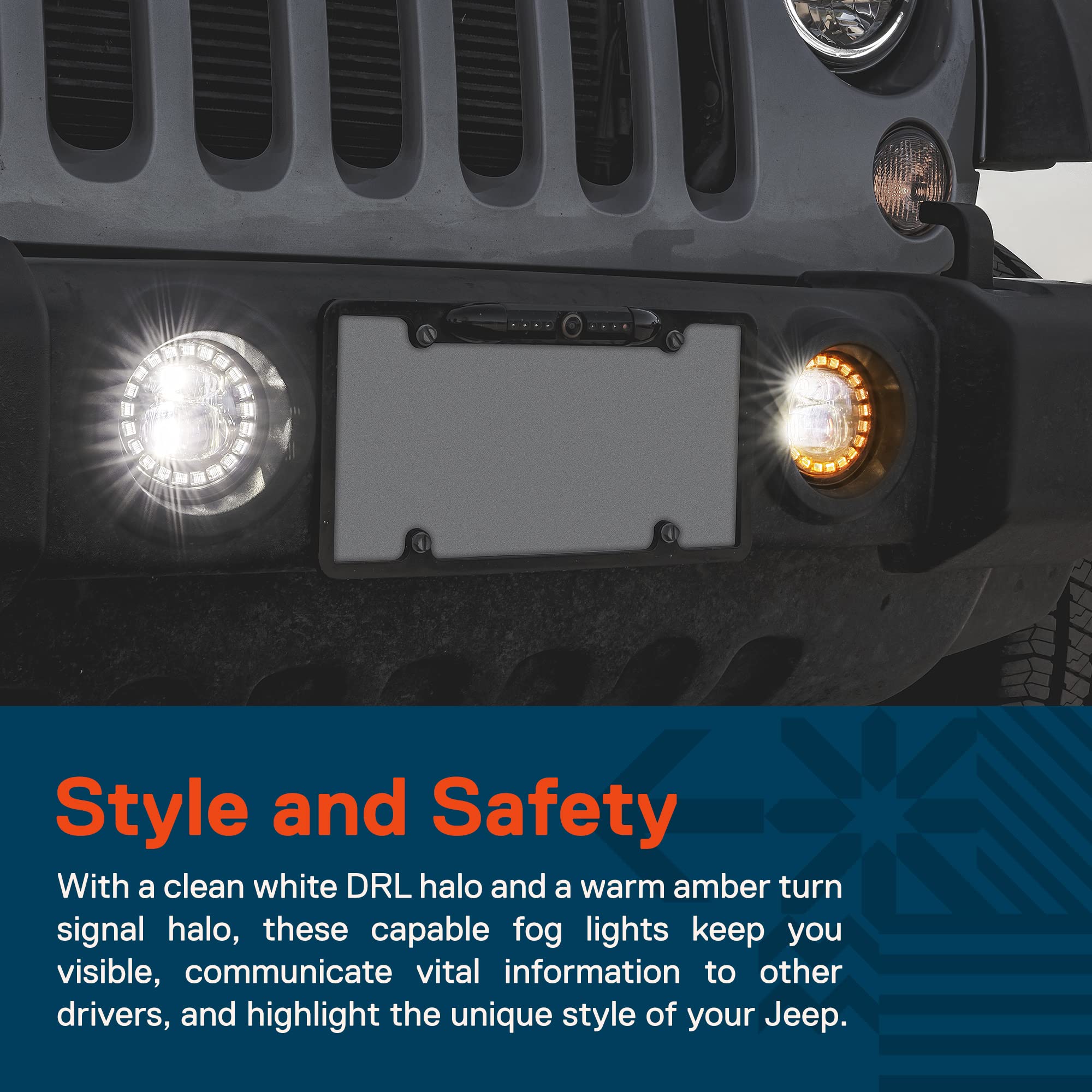 Install IJDMTOY Jeep Wrangler Front Grill LED Light Bar, 54 OFF