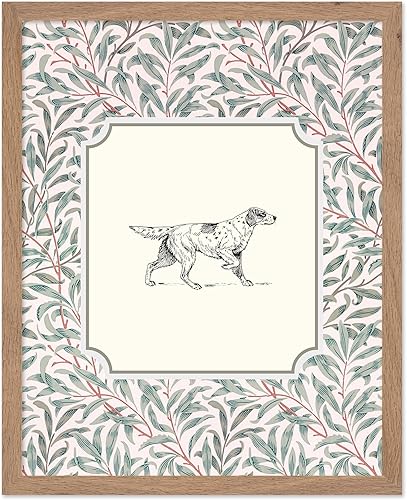 Miniatura 46 de Poster Master Impresión Vintage de Cachorro - Póster Retro de Perro - Arte Pastel - Diseño de Pared de Animal Floral - Arte Bohemio Chic -