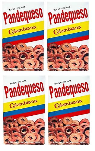 COLOMBIANA Pandequeso 342 grs. - Paquete de 4 unidades.  Pan de queso de 12 oz. - Paquete de 4 unidades.