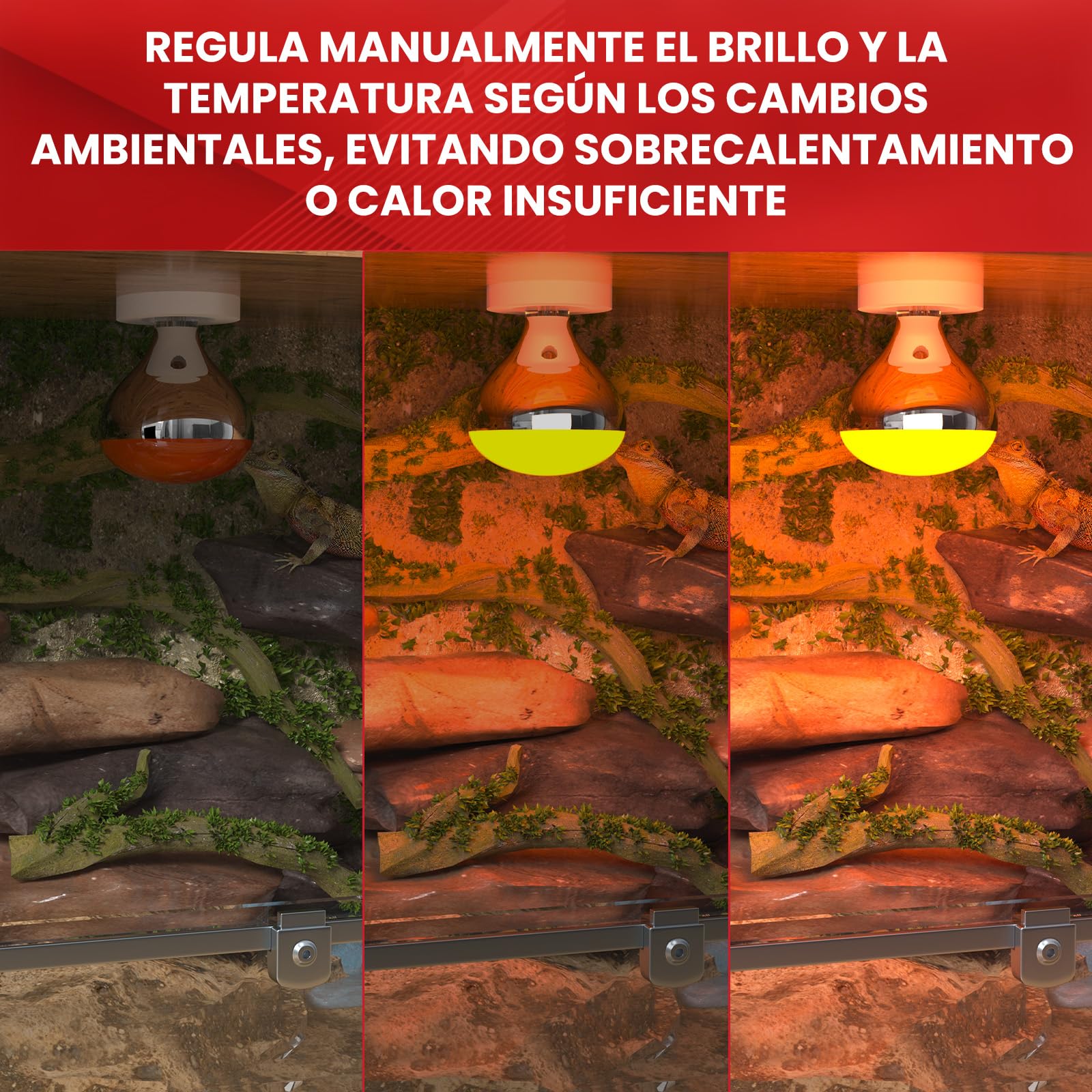 GlowUp Bombilla Infrarrojos E27 250W R125 Regulable Lampara de Infrarrojos Reflector Lámparas de Calor Infrarrojo para pollitos, perrito, cerdos (2 unidads)
