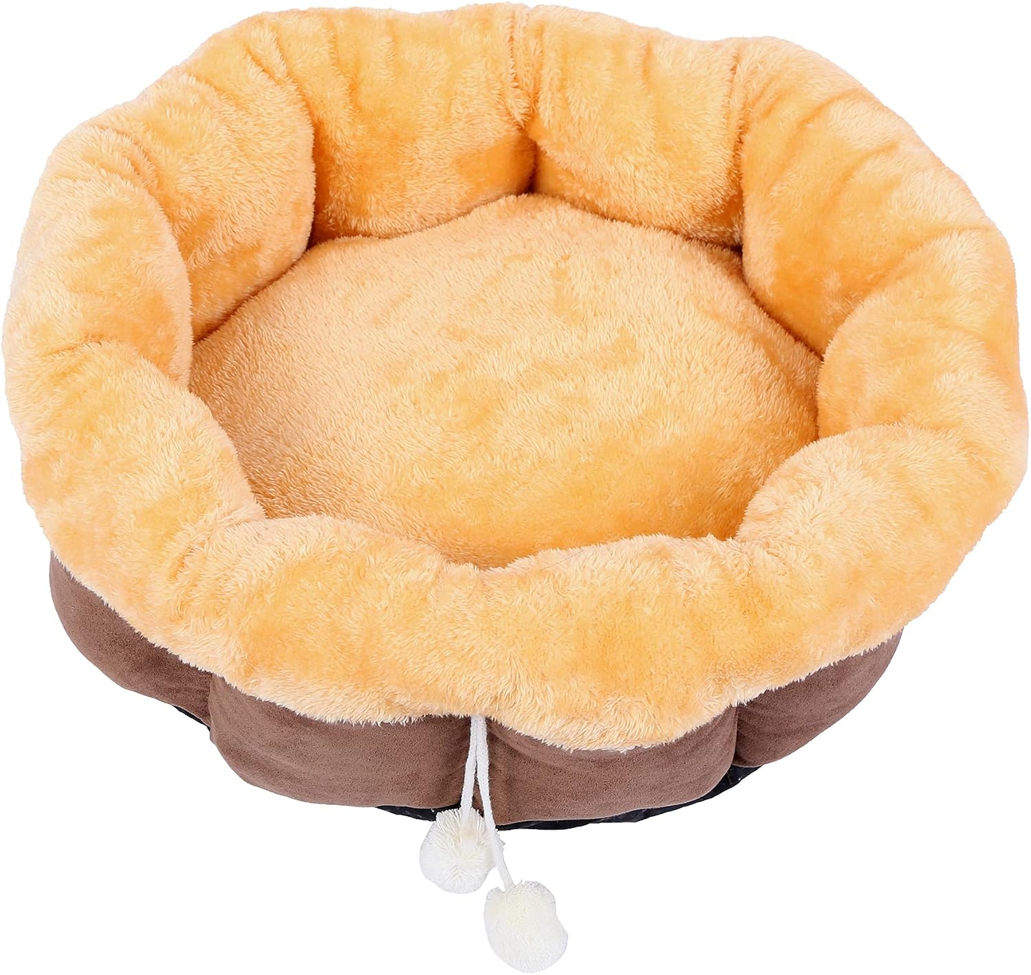 Domaker Cat Bed for Indoor Cats Machine Washable Dog Beds Pet Bed for Cats Small Dogs Puppy Kitty Rabbit Anti-Slip & Water Resistant…