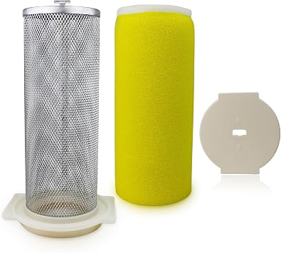 Air Filter & Air Filter Cage Guide & End Cap For Yamaha Kodiak 400 YFM400 YFM400A YFM400FA YFM400FAH 4x4 2000-2002 5GH-14458-01-00 1UY-14468-00-00 5GH-14458-01 5GH-14451-00-00