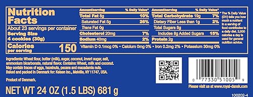 Miniatura 2 de Royal Dansk Galletas de mantequilla danesas, 24 onzas (paquete de 2)