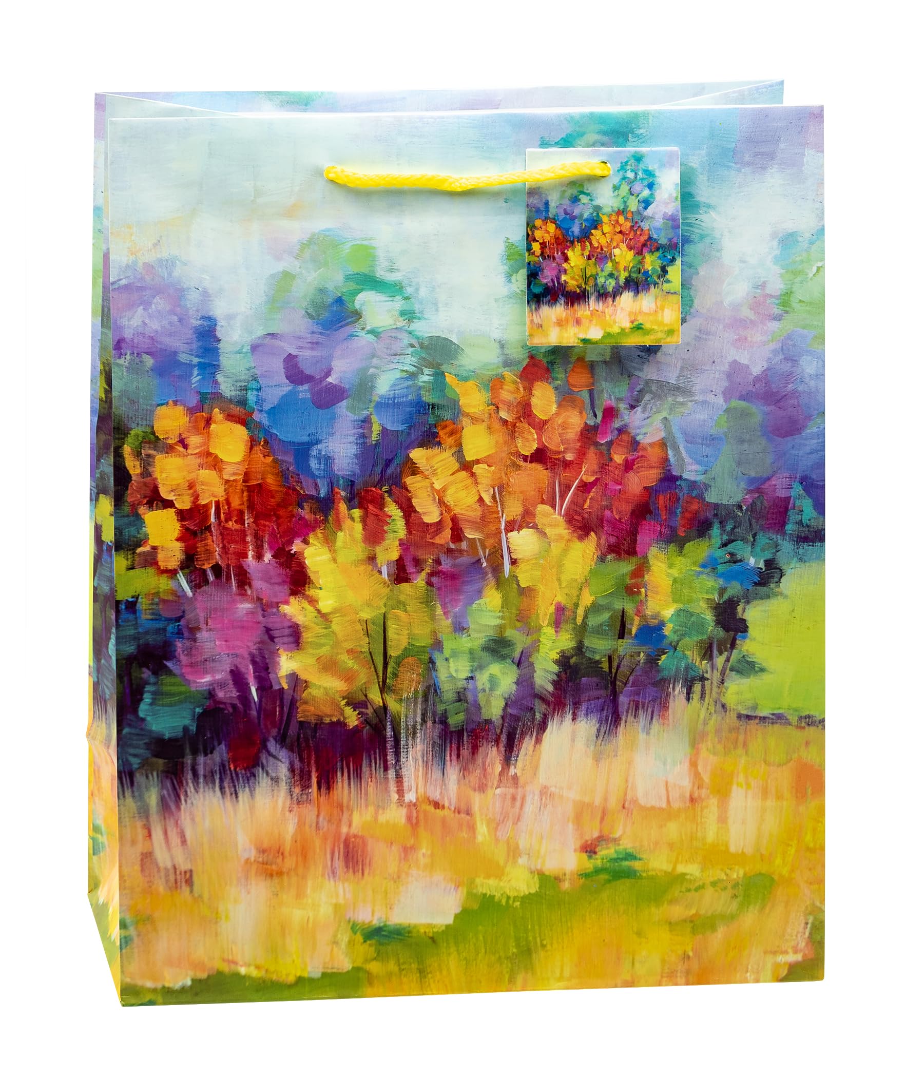 K3T Torebki na prezenty ART ON CANVAS, 4 sztuki, rozmiar: duże (wys. x szer. x gł. 32 x 26 x 13,5 cm), nr art. 87319