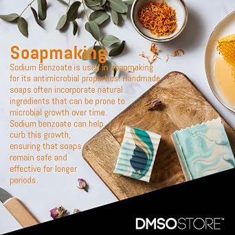 Sodium Benzoate Powder: Versatile Preservative for Food, Cosmetics, and More! Enhance Shelf Life, Food Grade, Ensure Freshness, and Safeguard Quality - DIY Projects and Professional Use! - 60lb