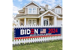 Probsin Biden 2024 Banner 120'' x 20'' Anti Trump Yard Sign