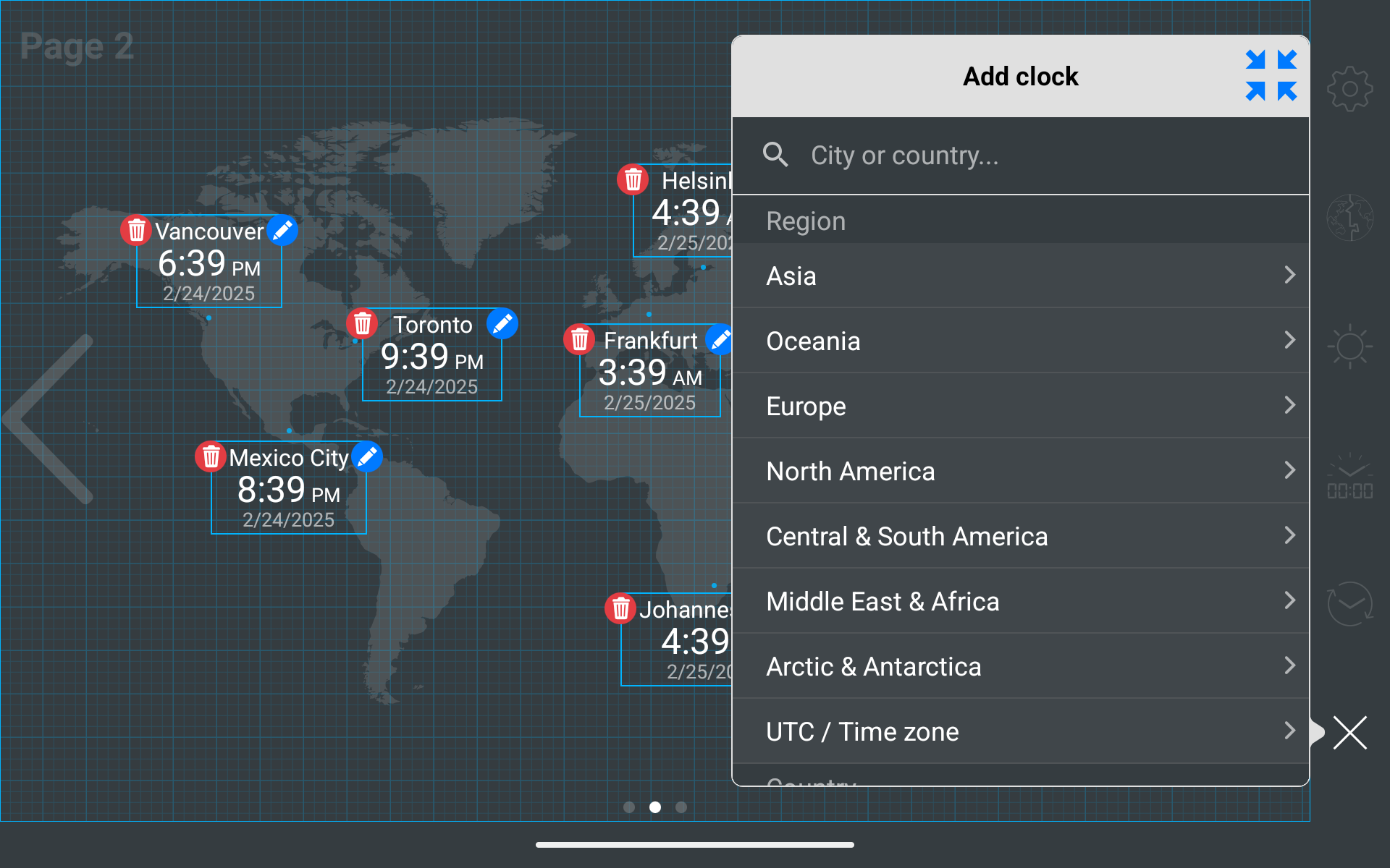 map:clock - World Map & Clock - App on Amazon Appstore