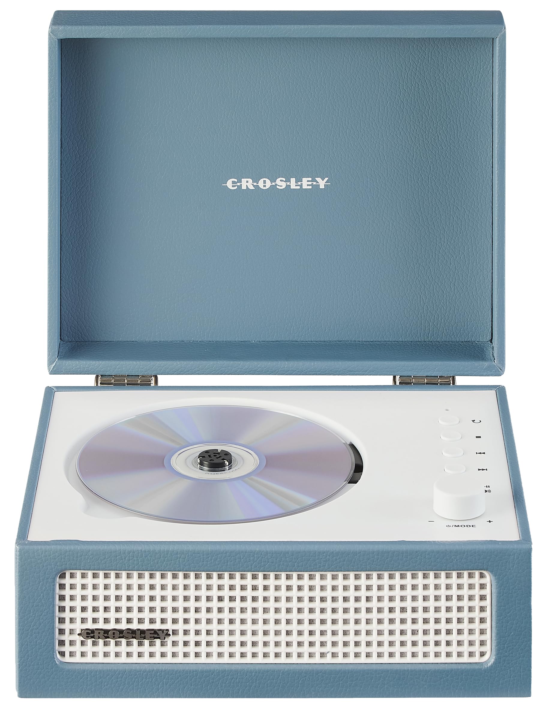 Crosley Voyager Lecteur CD Portable avec Bluetooth, Haut-parleurs stéréo intégrés et Radio FM – Lecteurs CD Rechargeables pour la Maison, Le Bureau et Les Voyages avec Prise Casque, entrée auxiliaire