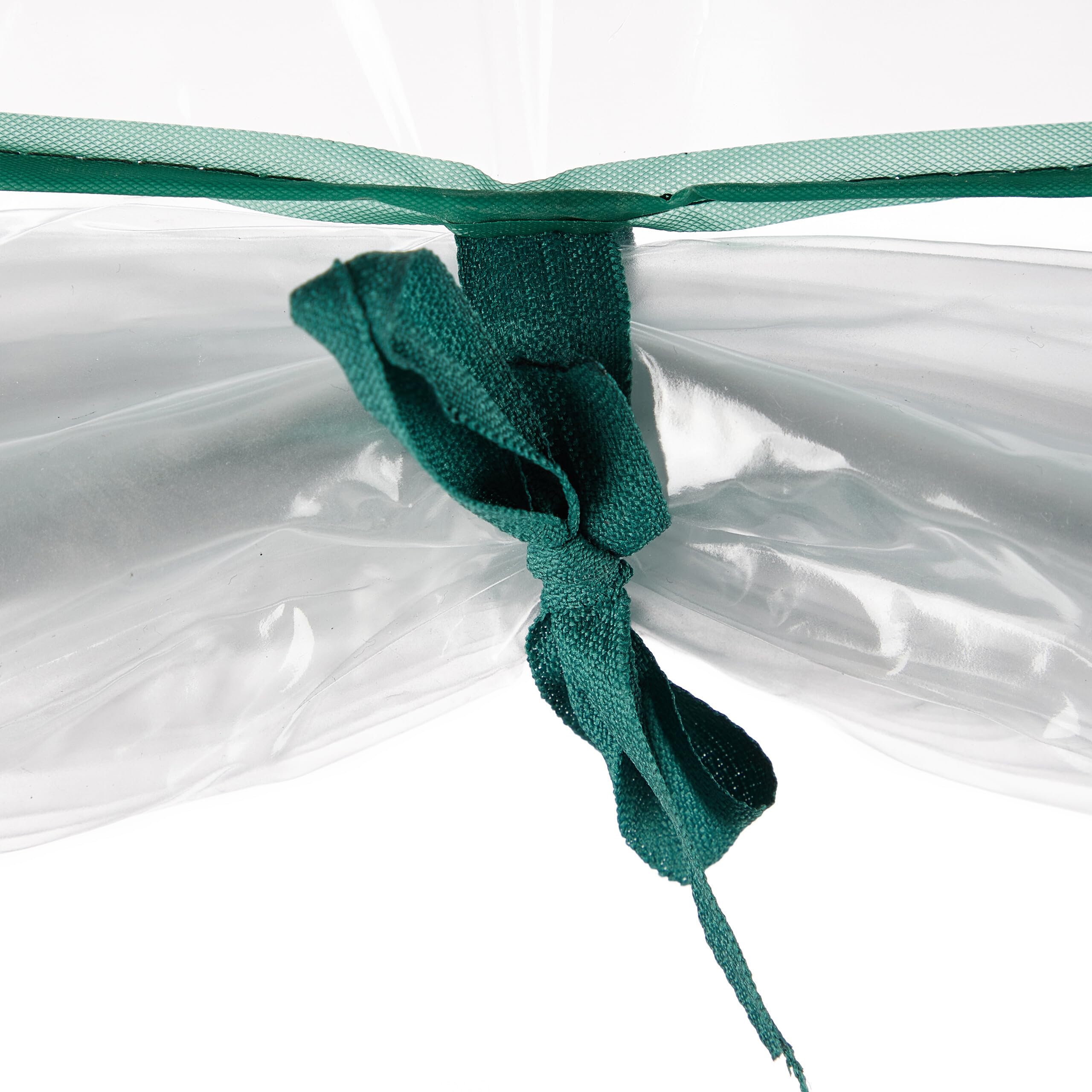 Relaxdays Serra per Il Balcone, a 3 Piani, HLP: 122x64x45 cm, in Acciaio e Telo in PVC Giardinaggio, Trasparente Verde