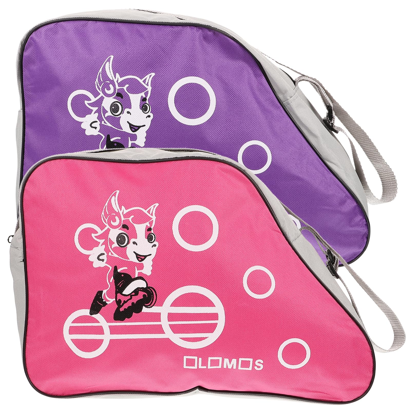 POPETPOP Roller Skates Pouch Skates Storage Bag Shoes Easy to Clean Multi-layer Bag Random Color