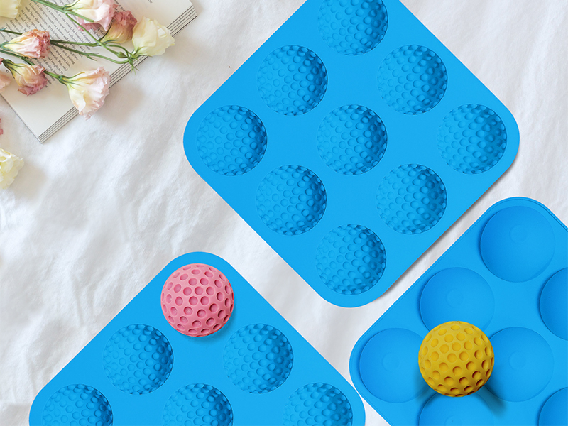 Golfball Schokoladenformen Aus Silikon – 9 Mulden Mit Deckel Für Pralinen & Kuchen-Deko