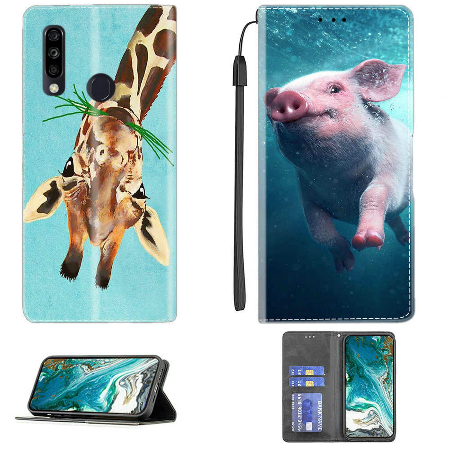 Custodia A Libro Con Portafoglio Per ZTE Blade A7 2020 – Pelle Magnetica Con Slot Carte, Supporto Stand E Protezione TPU - 2