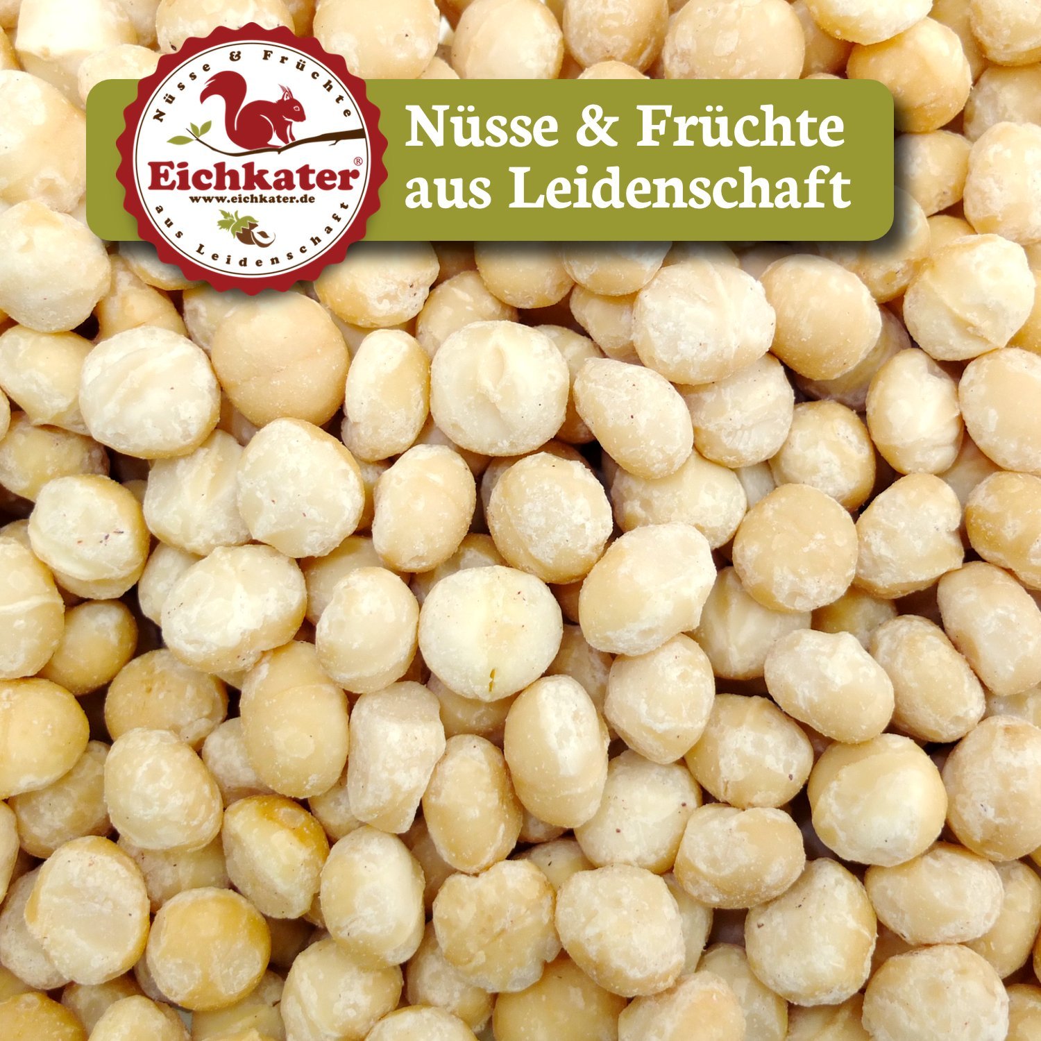 Eichkater Macadamia Die Große roh natur 6er-Pack (6x250g)