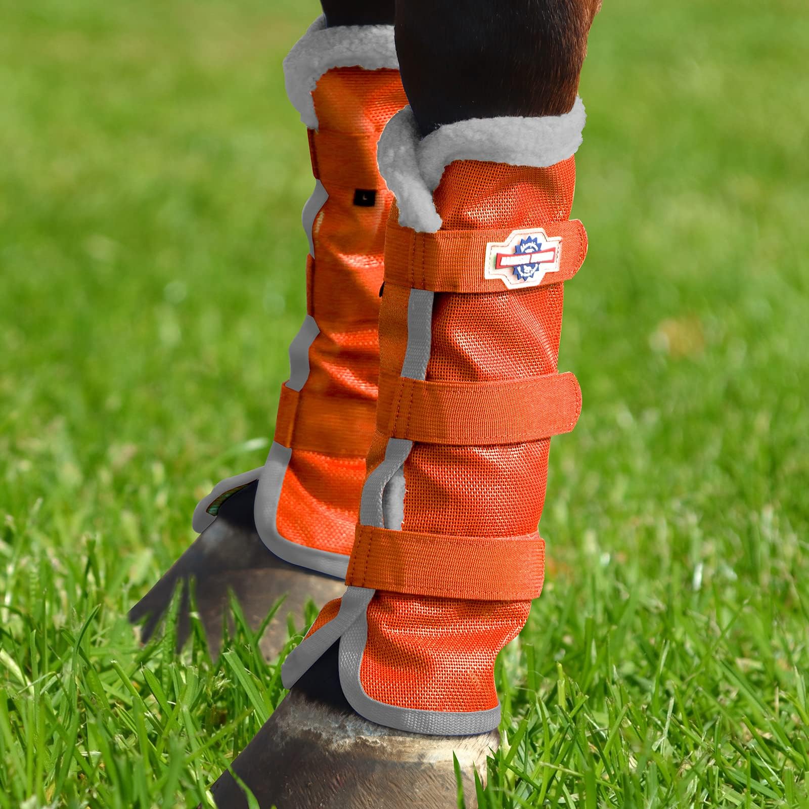 Botas de malla cómodas para paseos de caballos en días calurosos