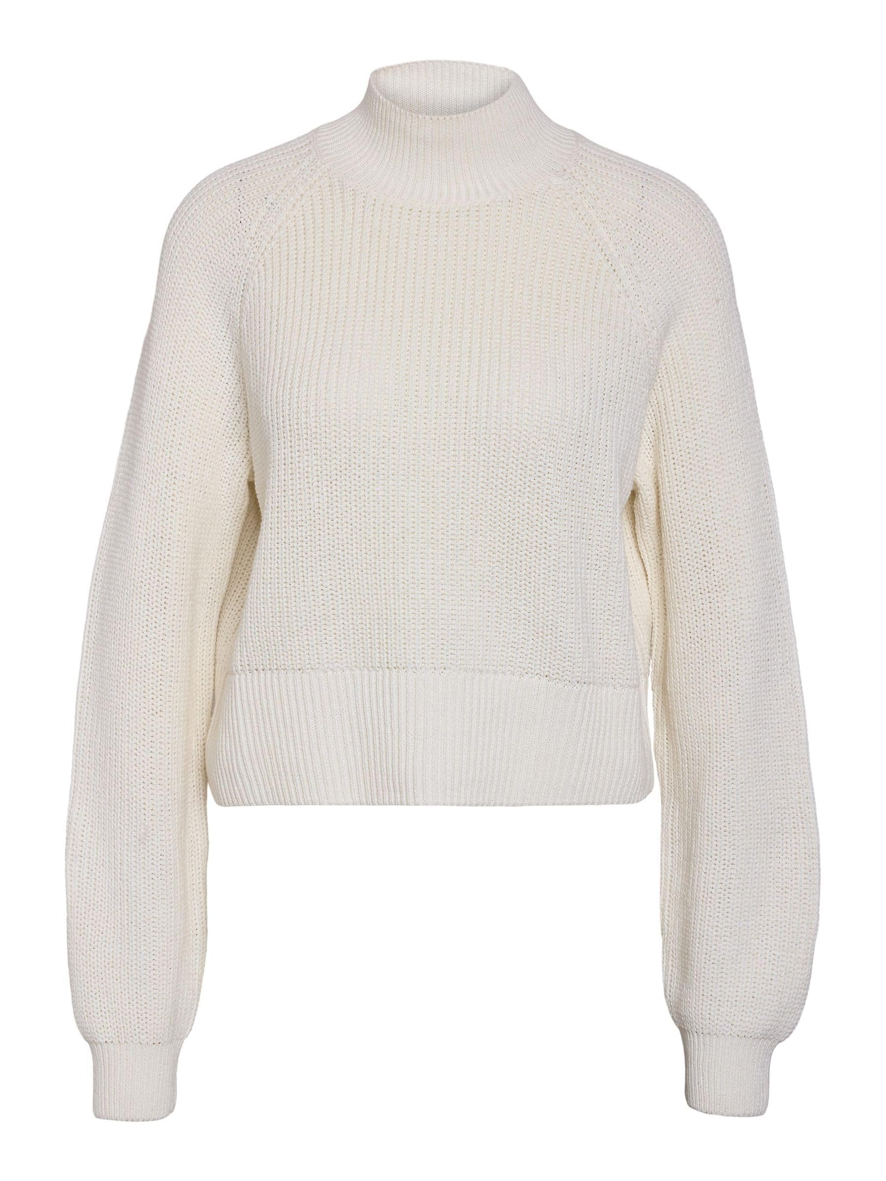 Noisy may Nmdara L/S High Neck Knit FWD Noos, Eggnog, M