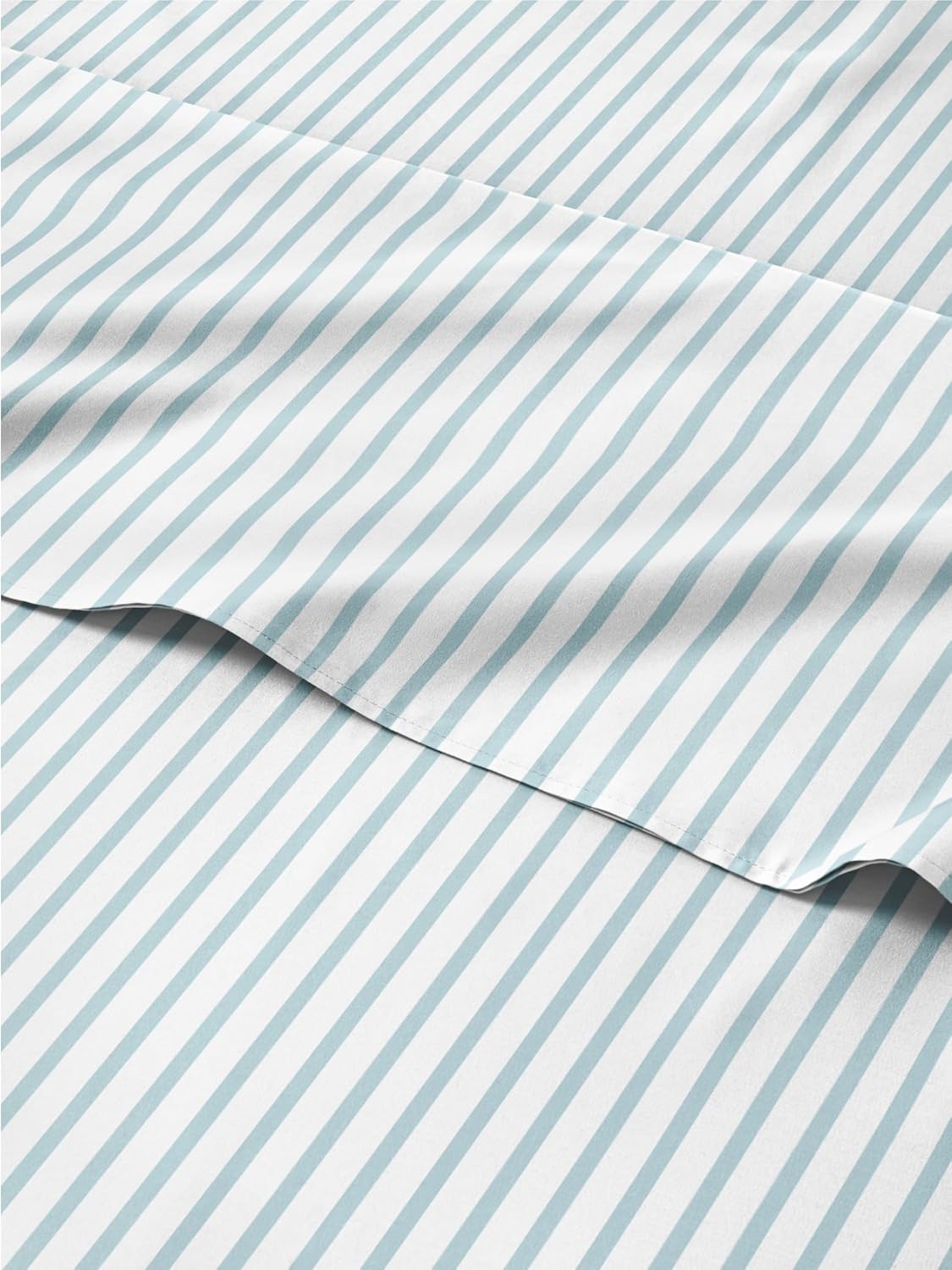 Striped Sheets - Blue & White Queen Set
