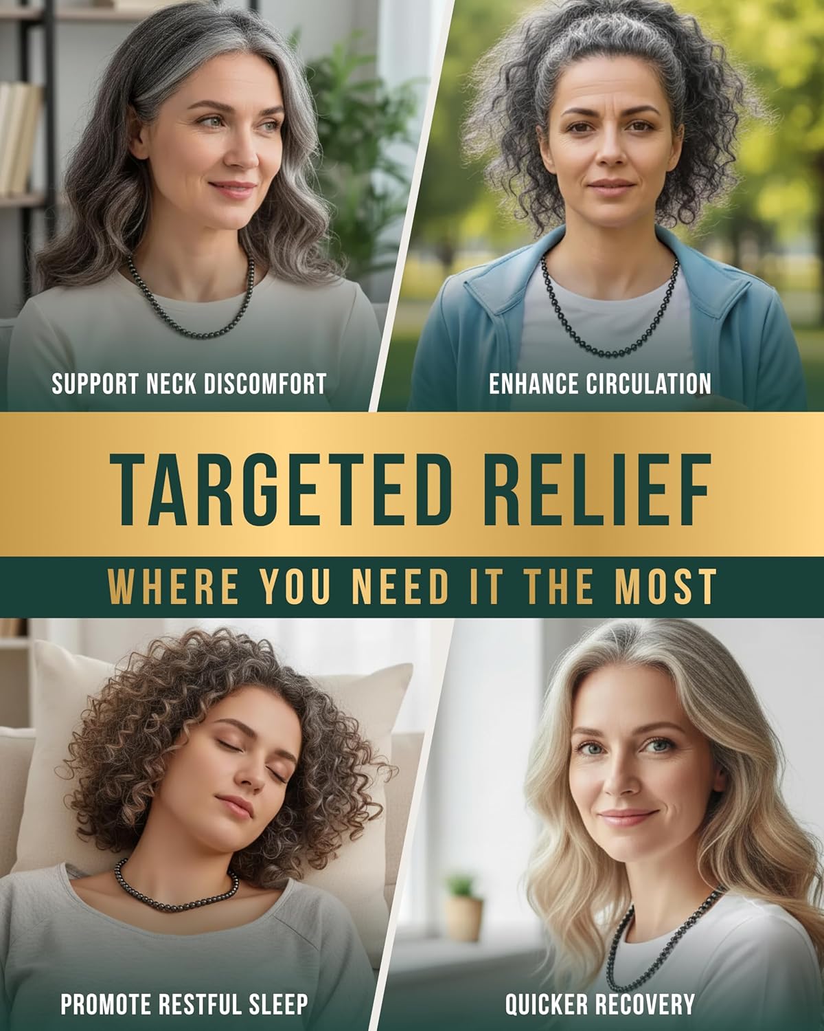 MagnetRX® Magnetic Hematite Necklace – Ultra Strength Magnetic Hematite Stones – Unisex Beaded Necklaces for Men and Women (6mm Round Beads) - Image 7