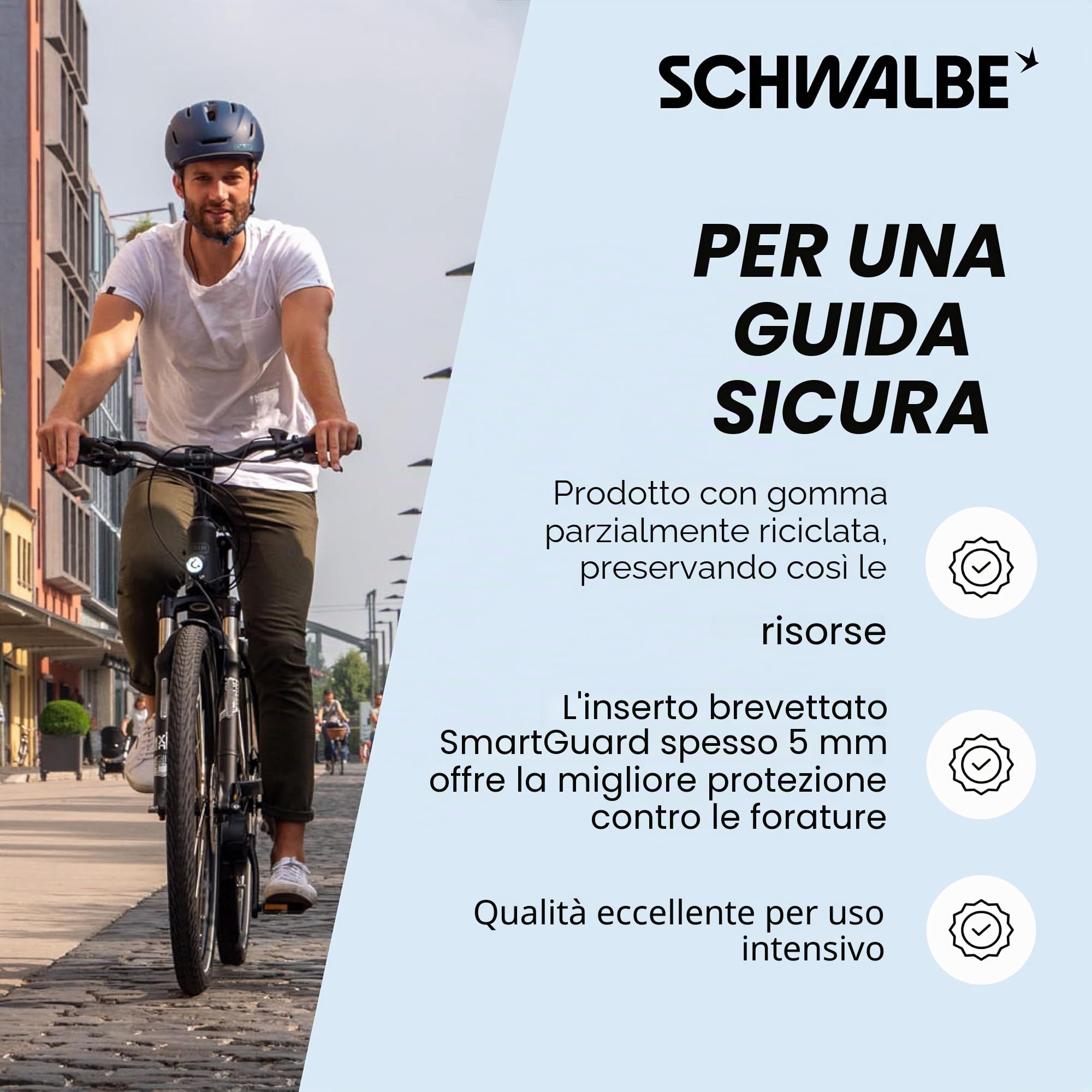 Schwalbe Marathon Plus Rigido Pneumatico per bicicletta, Misto