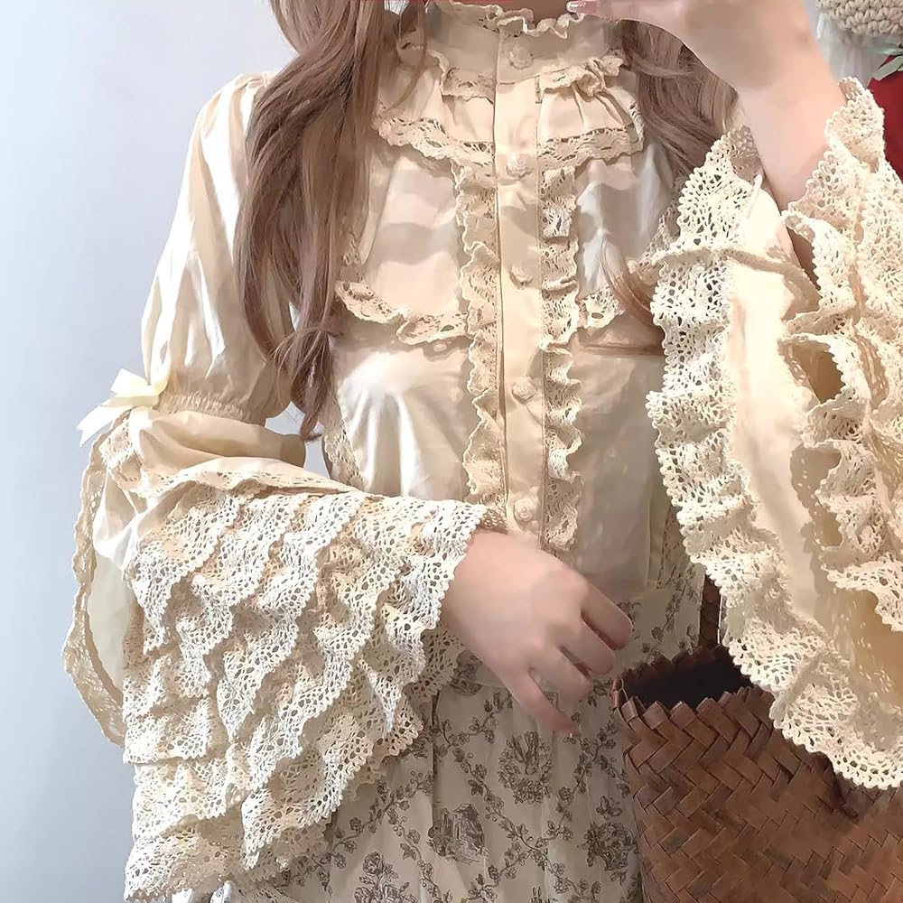BPN 胸元袖編み上げ姫袖ブラウス Mサイズ 81PMq4h4CML._UY1000_.jpg