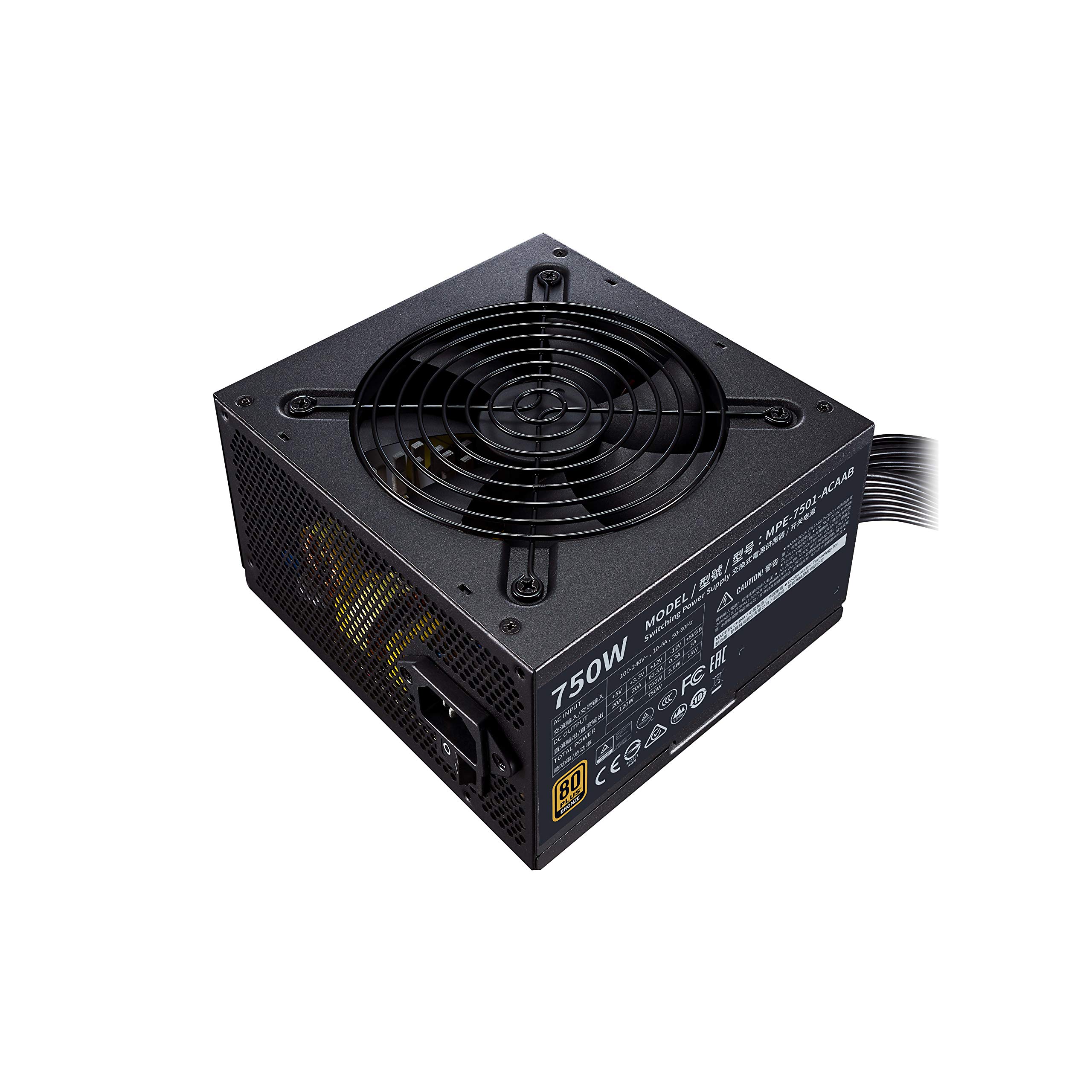 Cooler Master MWE 750 Bianco Alimentatore 230V V2 750W 80 Plus Bianco Cooler Master MWE 750 Bianco Alimentatore 230V V2 750W 80 Plus Bianco