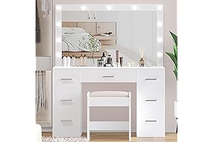 Irontar Vanity Desk: Illuminate Your Beauty