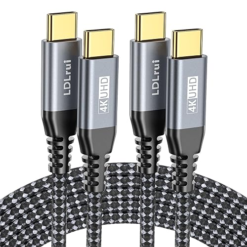 USB C Cable [3FT, 2-Pack] 20Gbps High-Speed Data Transfer, 4K UHD USB C Monitor Display, USB 3.2 Gen 2x2, 100W Fast Charging Cord for iPhone 17/16,