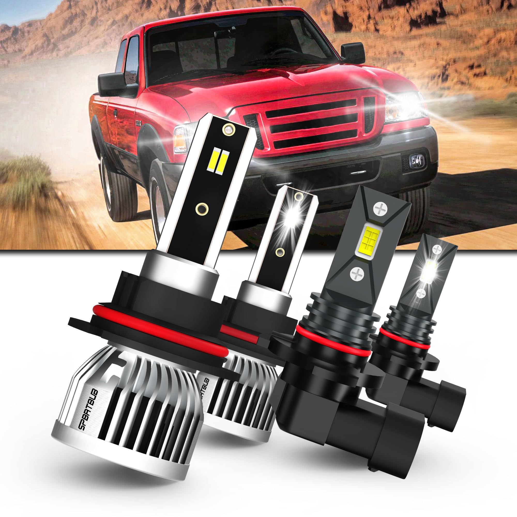 BUMPITY ベイト仕様 Amazon.com: SPBRTBUB fit for (2001-2011) FORD Ranger LED Bulbs