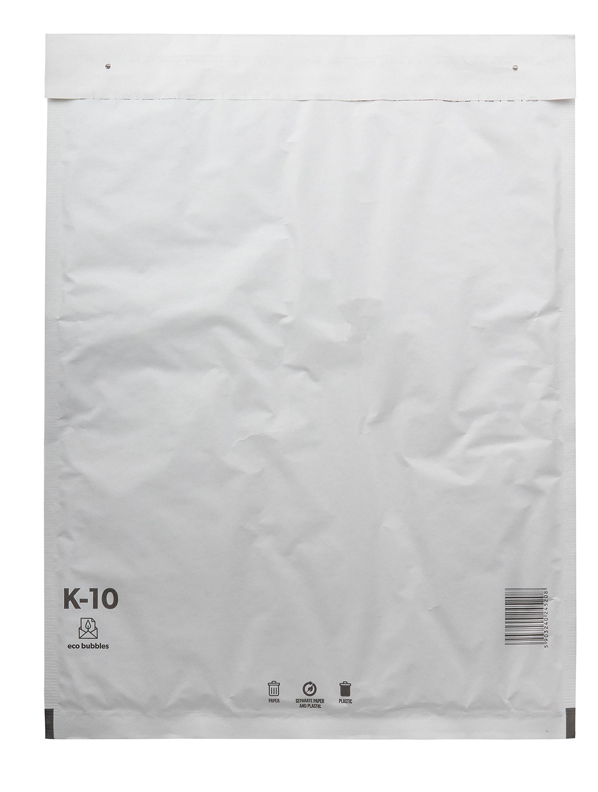 100 Versandtaschen Luftpolsterumschläge 370 x 480 mm DIN C3 Luftpolsterversandtaschen Luftpolstertaschen Gr. K/10 K10 weiß Umschläge haftklebend gepolstert Polsterumschlag Taschen