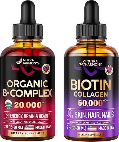 NUTRAHARMONY Energía, enfoque, estado de ánimo, salud cerebral y cabello, piel y uñas saludables