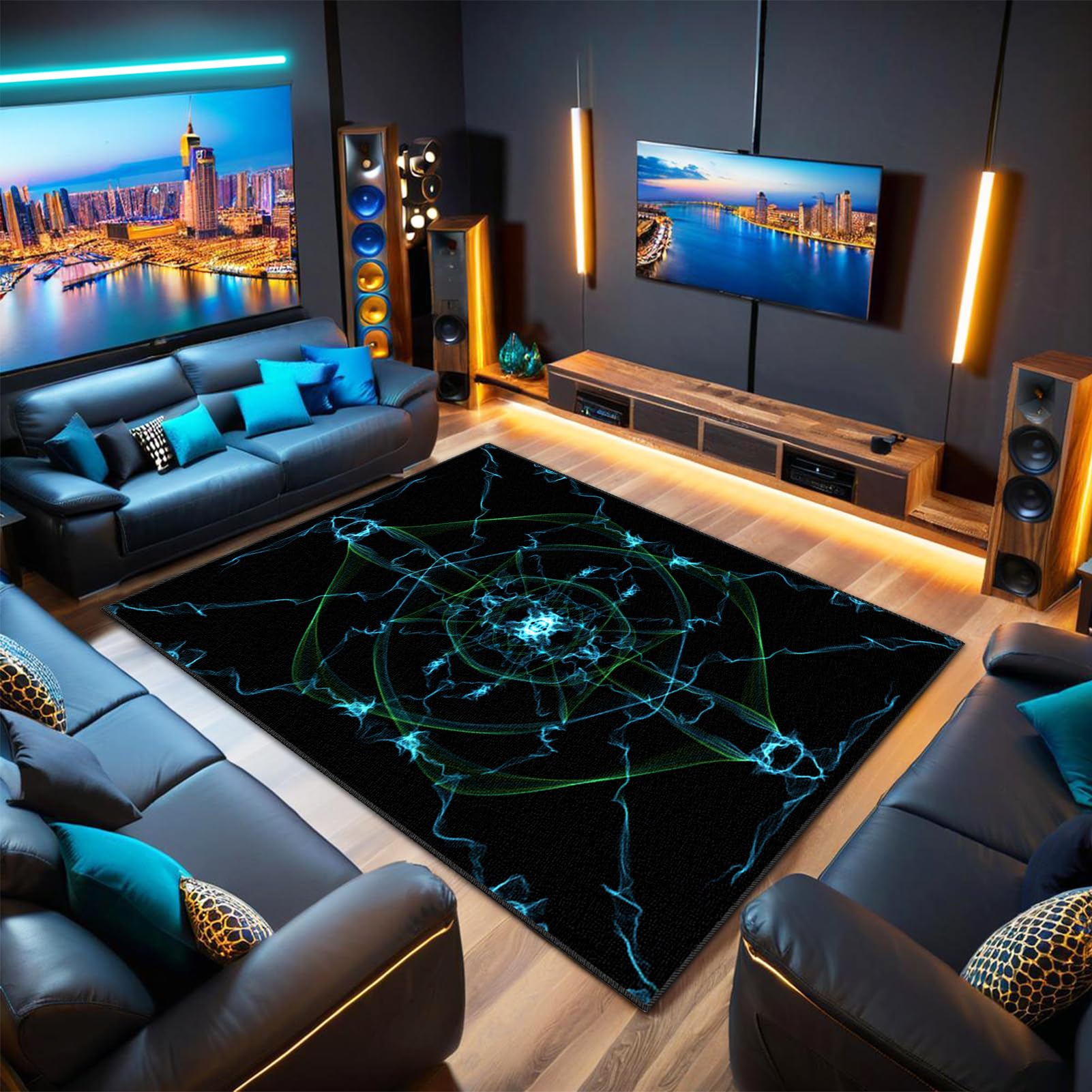 Tapis sol gaming pour décoration de chambre d'ado garçon