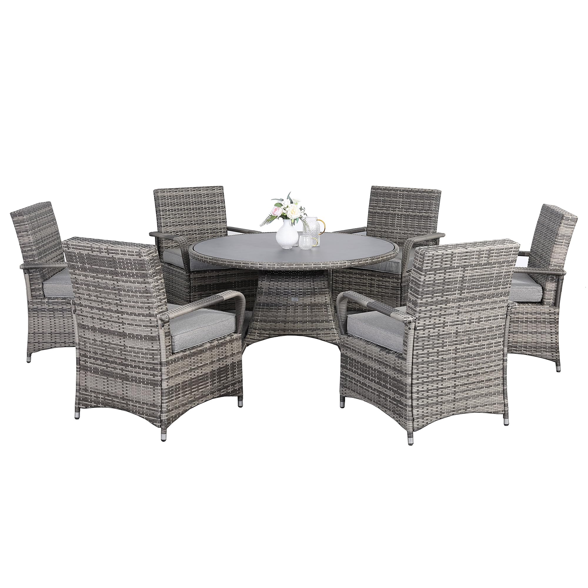 Rattan Park Rattan Garden Furniture Cambridge Range Round Dining