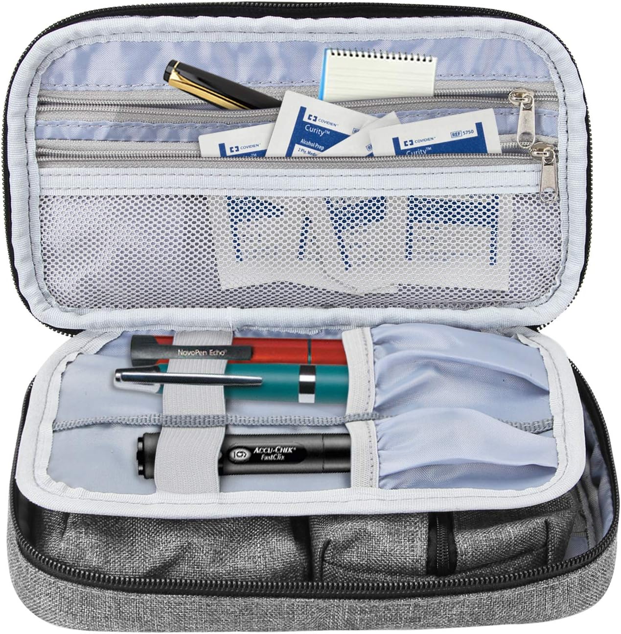 Luxja Diabetic Travel Bag, Diabetic Storage Case for Glucose Meter and