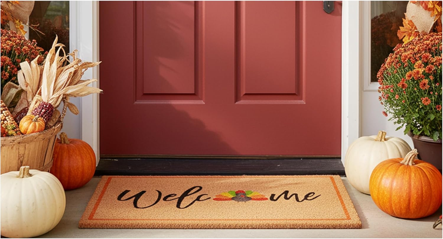 Calloway Mills Turkey Welcome Doormat (Multi, 17" x 29" x 0.60")