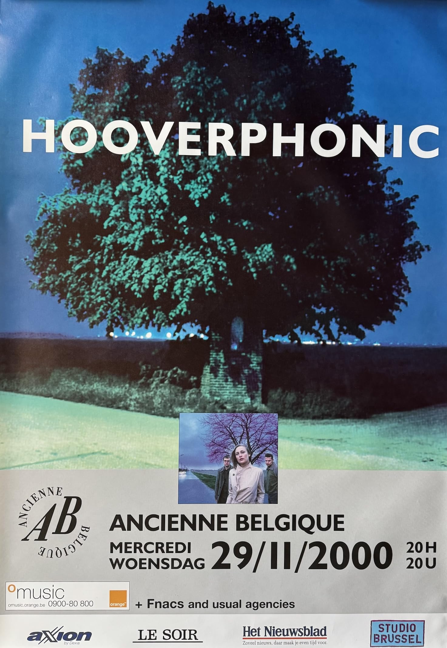 Poster Hooverphonic 68x97 cm pour revivre vos plus beaux souvenirs musicaux - 2
