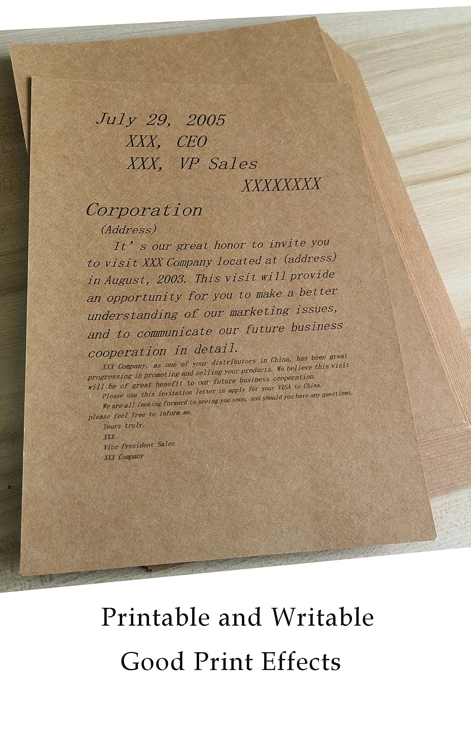 Carta Kraft BETOY 100 fogli di Carta Kraft,Cartoncini di carta riciclata cartoncini colore