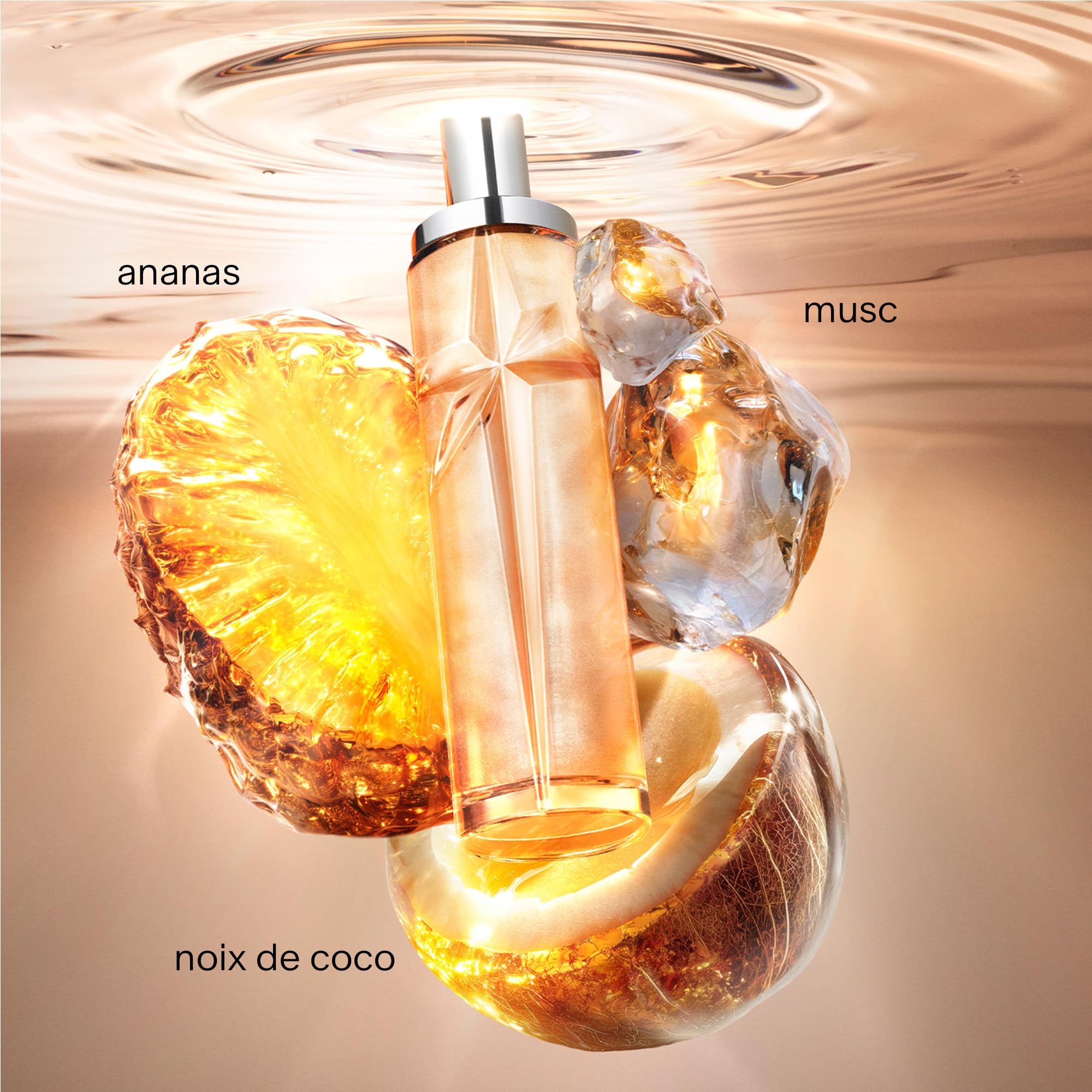 MUGLER Starlicious Pineapple Musk - Eau de Toilette Pour Femme | Eau de Toilette Florale Fruitée Gourmande Pour Femme - Accords Ananas, Noix de Coco Crémeuse et Musc - Spray Vaporisateur
