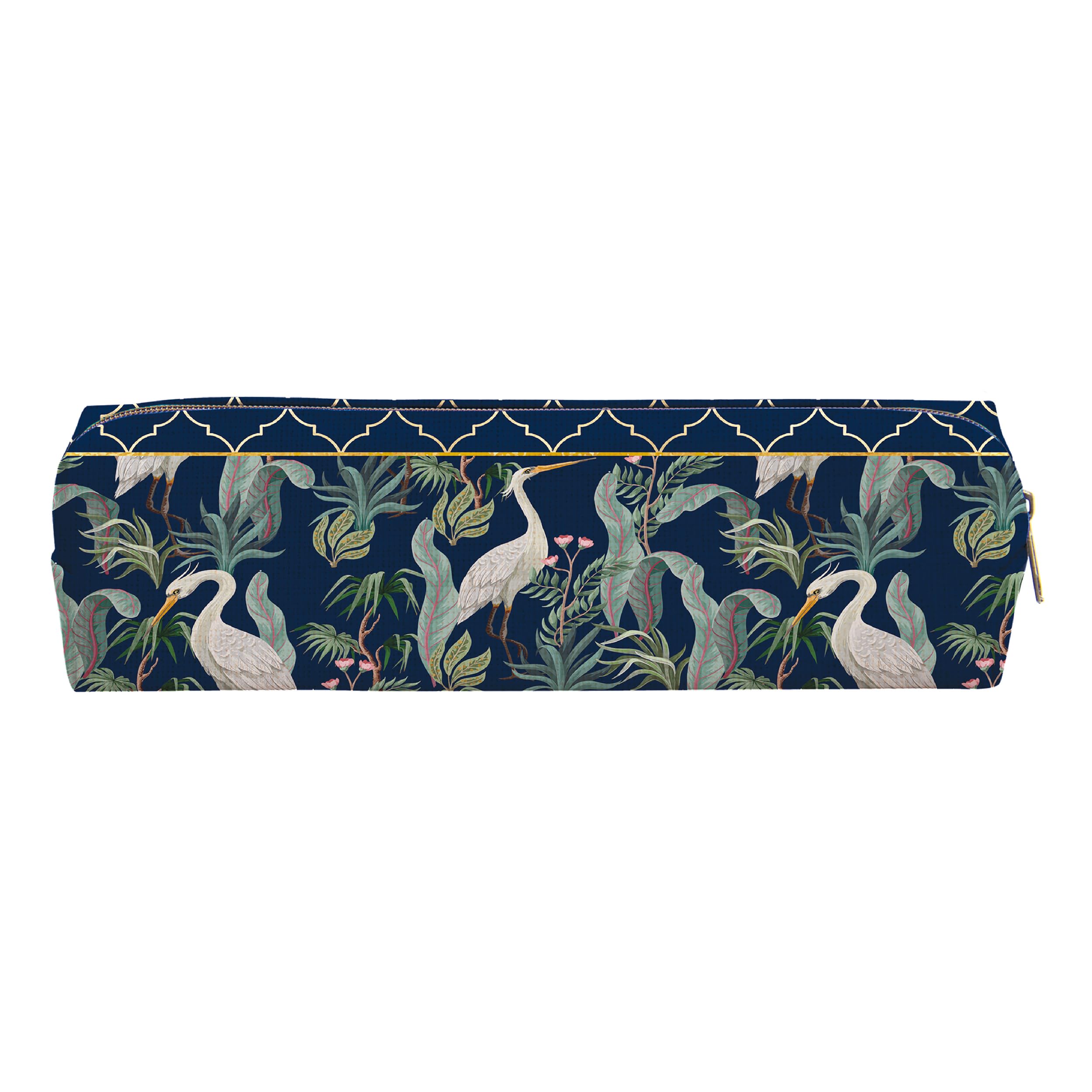Opulence Pencil Case – Decorative Stationery Pouch for Pens & Pencils – Stylish Zip Pen Holder for School, Office & Desk Organisation
