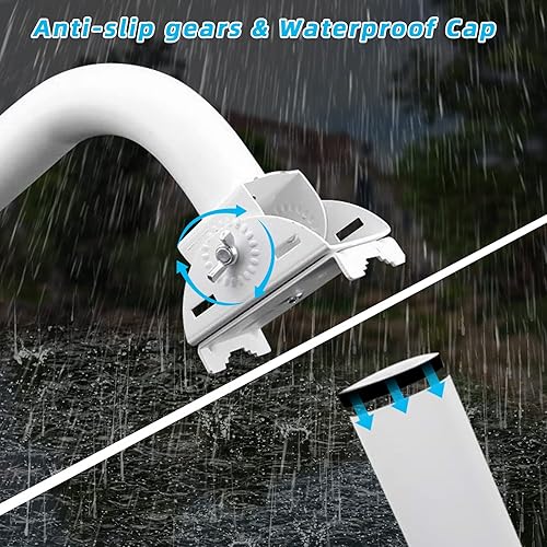 Miniatura 3 de Soporte de puente inalámbrico universal, accesorio de montaje en poste en J para antena de TV exterior, soporte de puente inalámbrico, montaje en