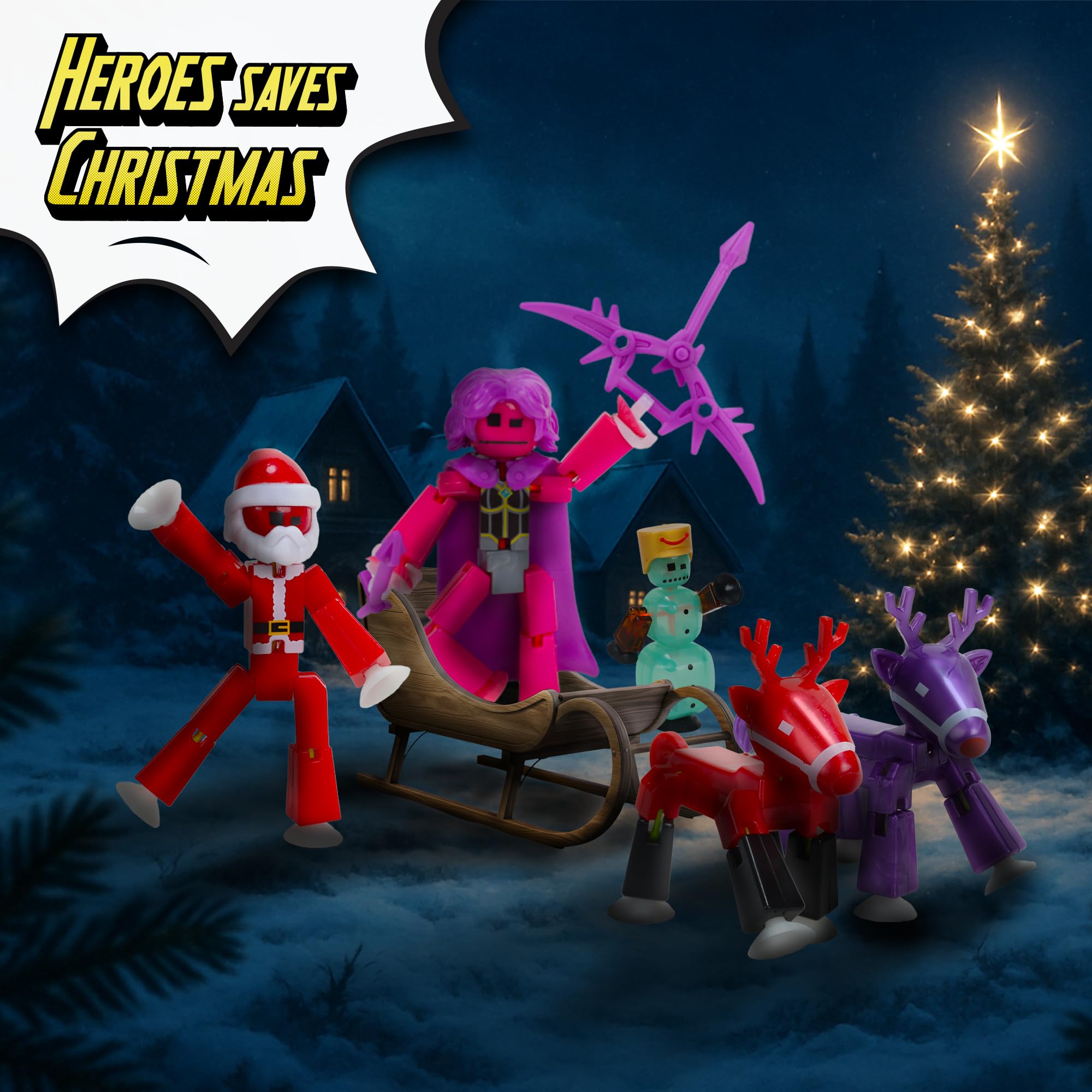 Amazon.com: Zing Stikbot Advent Calendar Christmas Countdown Hero
