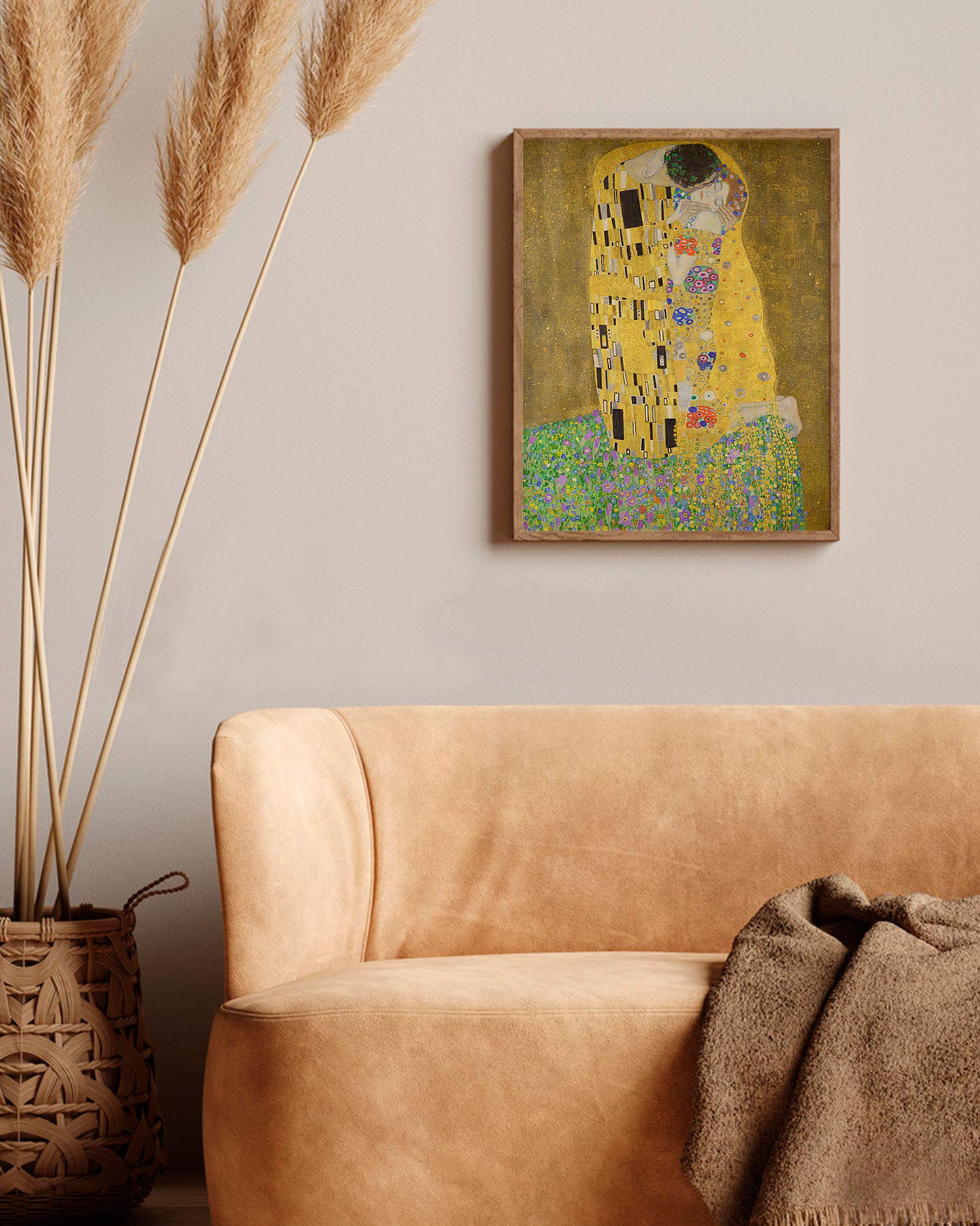 Impression Sur Toile - Gustav Klimt, Le Baiser - 70x50 Cm | Leroy Merlin
